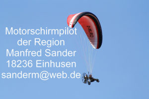 Der Motorschirmpilot Manfred Sander